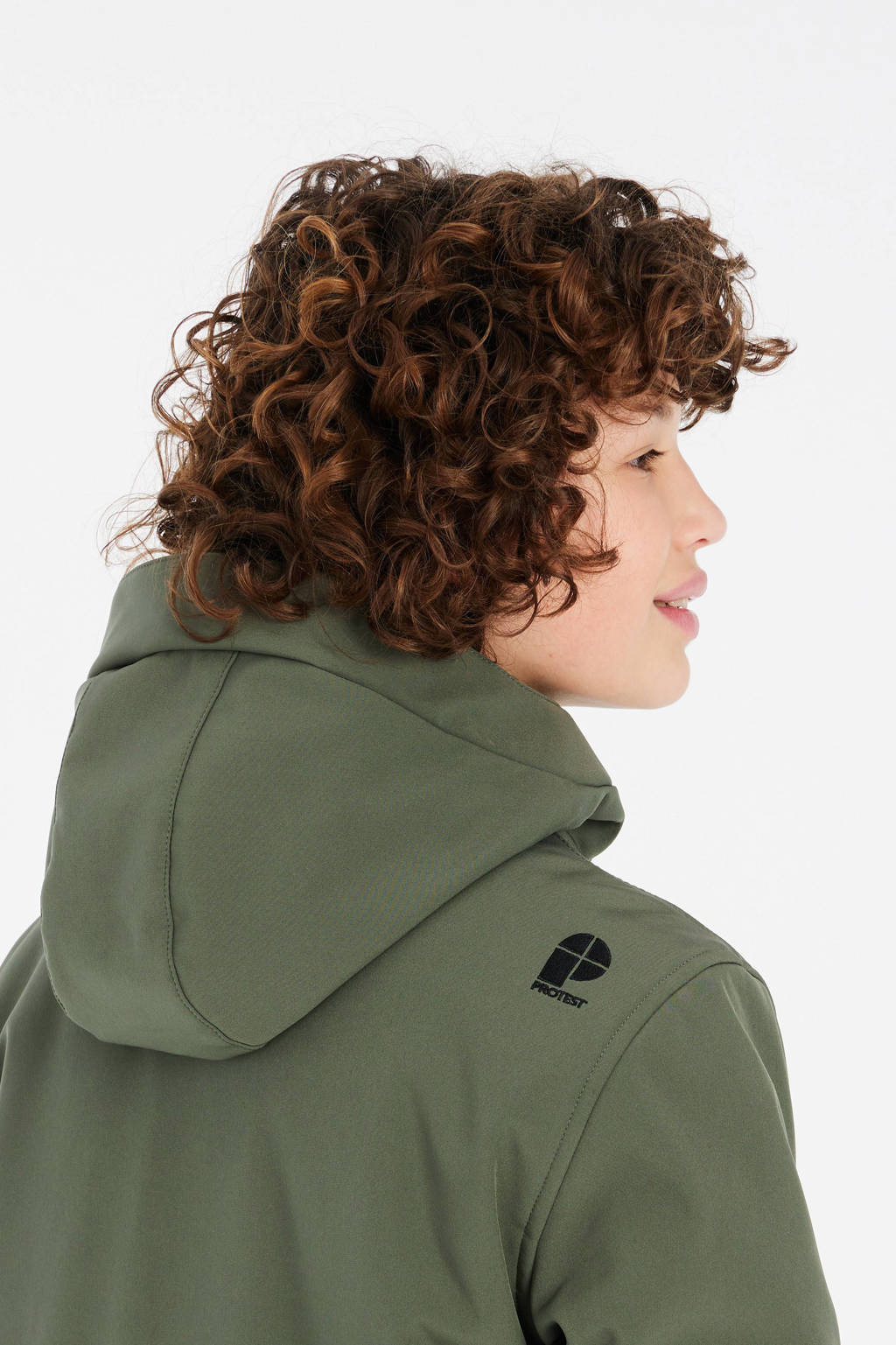 Protest ski-jack Leo olijfgroen