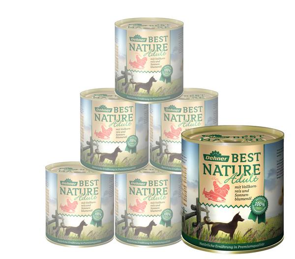 Dehner Best Nature Nassfutter für Hunde Adult