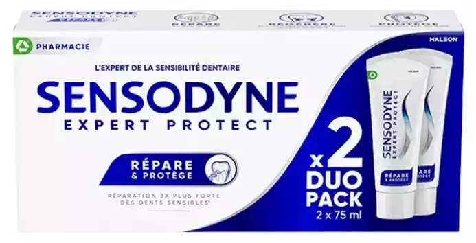 Expert Protect Répare & Protège Dentifrice - Lot de 2x75ml