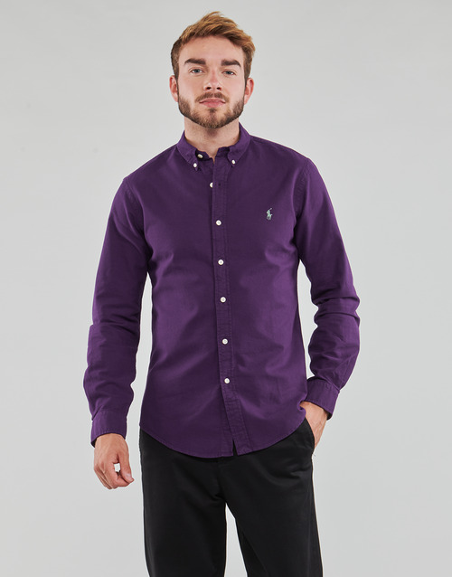 Polo Ralph Lauren - CHEMISE AJUSTEE SLIM FIT EN OXFORD LEGER Violeta