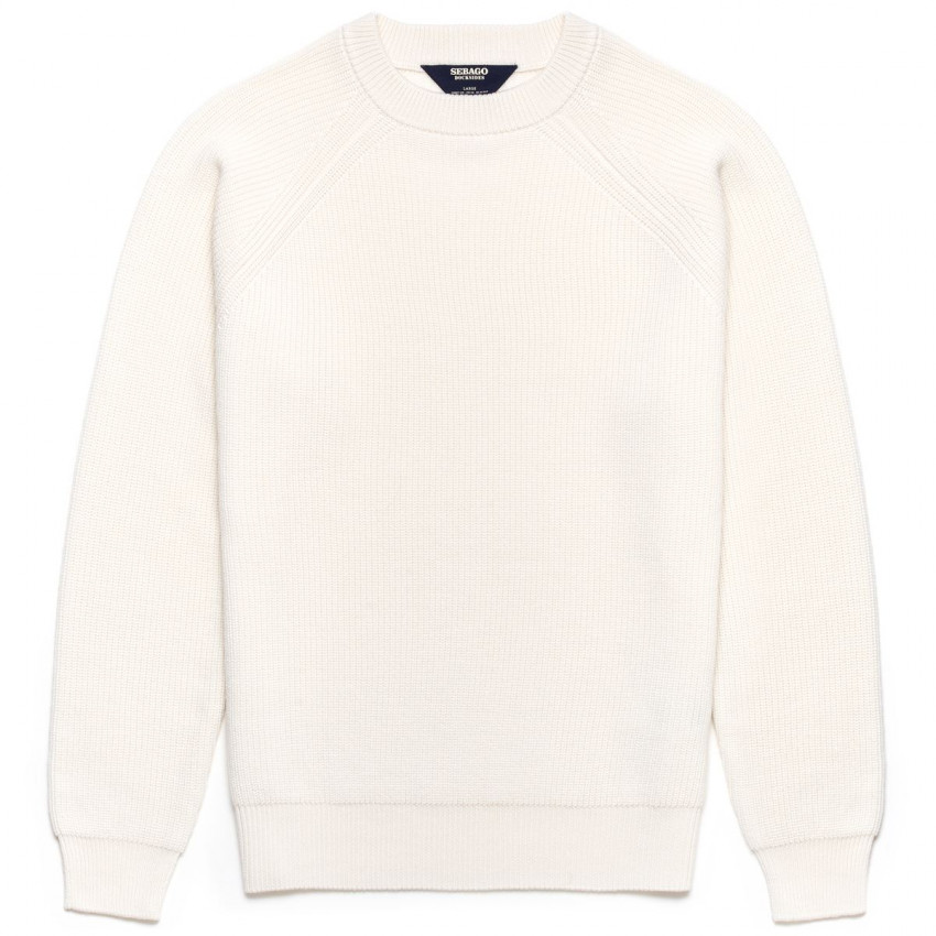 SHEEPSHANK WHITE NATURAL-SWEAT SEBAGO WHITE NATURAL HOMME
