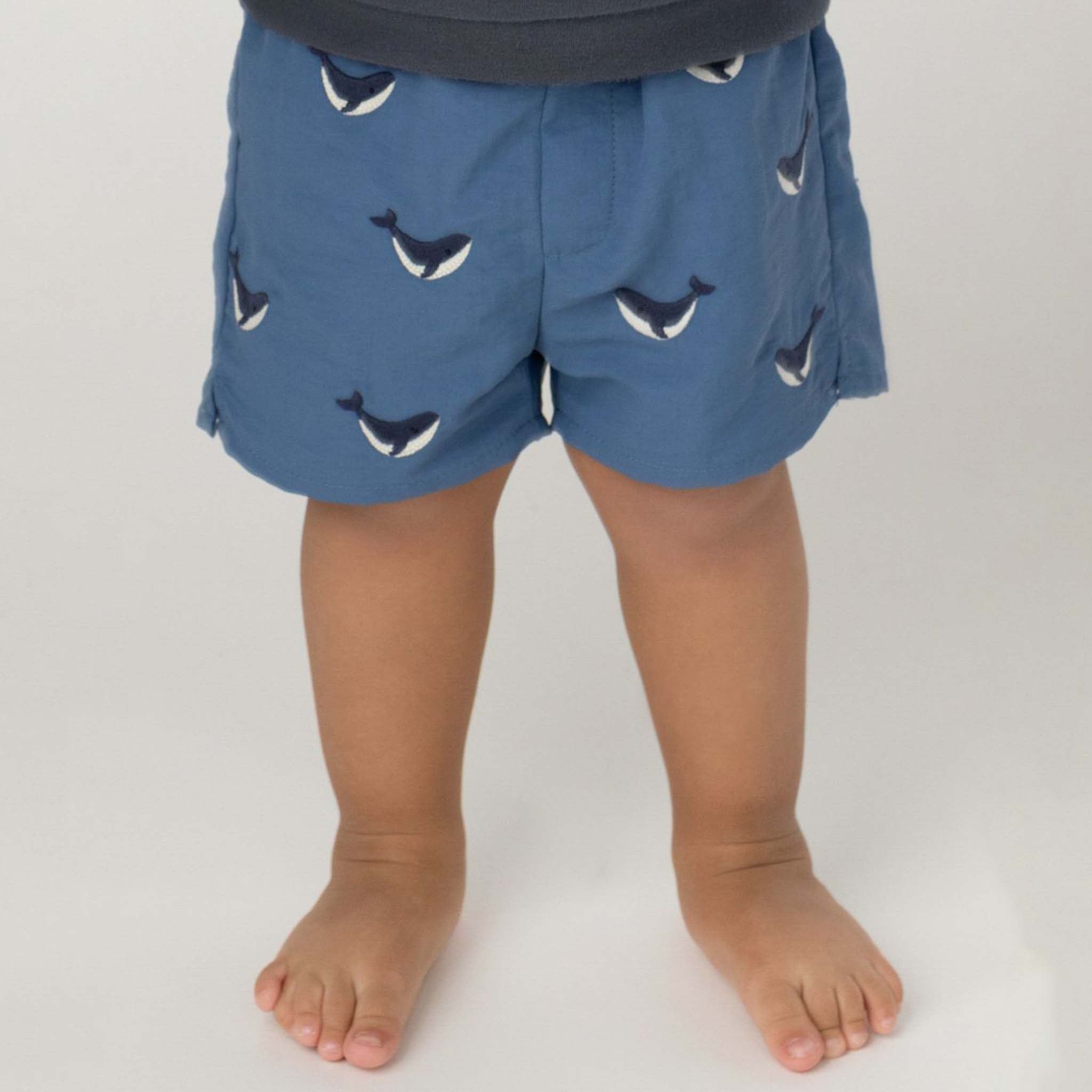 Badehose Wangu Whales Royal Blue