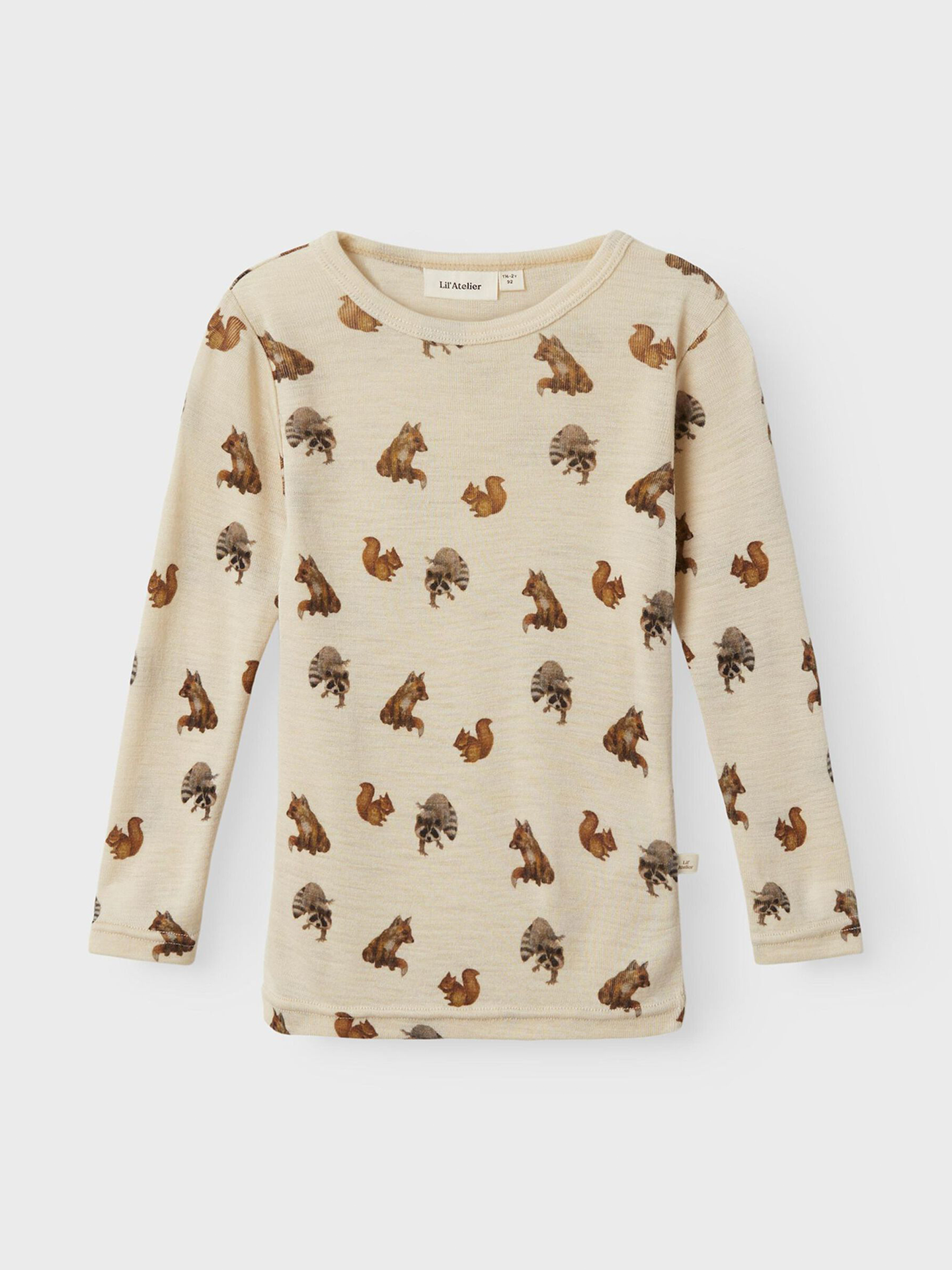 Nimo Long Sleeve Slim Wo/Mo Top Aop