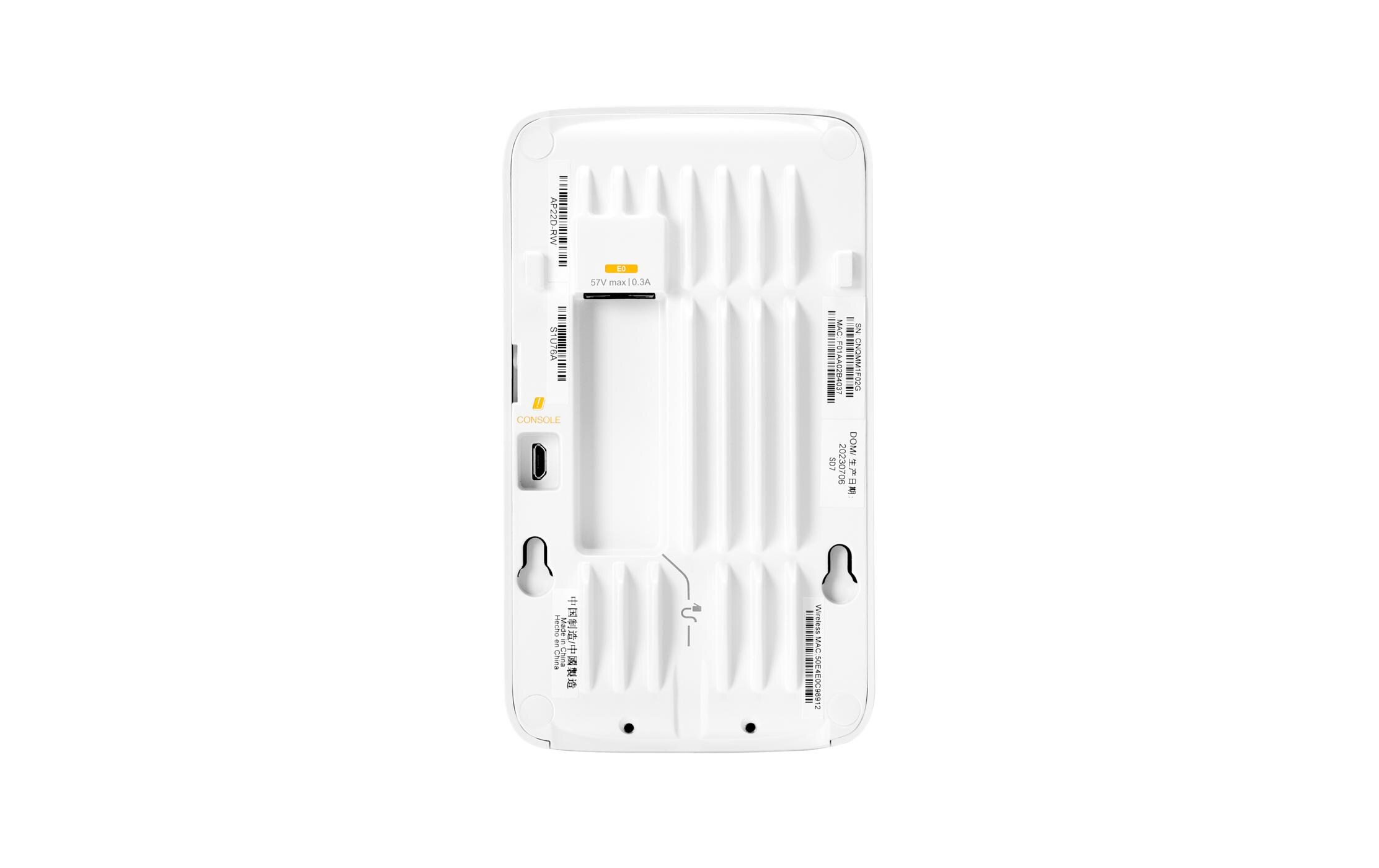 Access Point Instant On AP22D<br>HPE Networking Instant On Access Point Dual Radio 2x2 Wi-Fi 6 (RW) AP22D