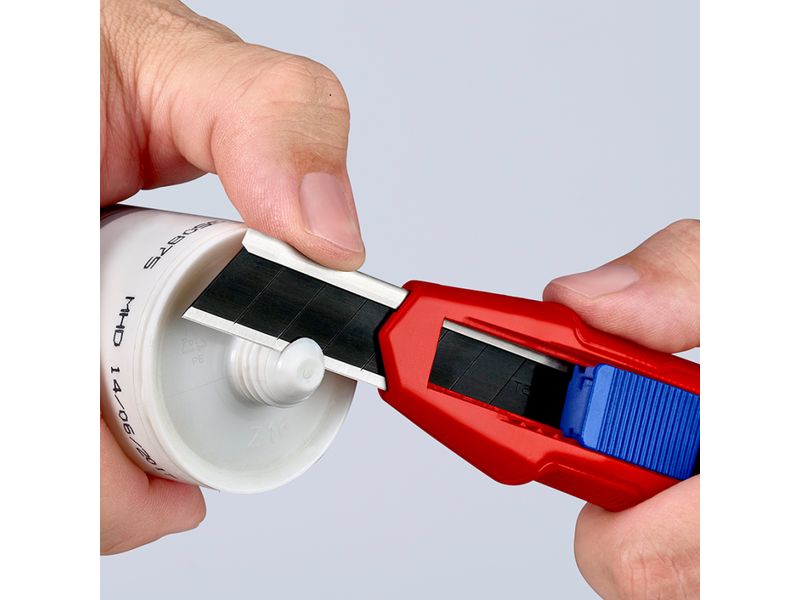 Knipex CutiX Universalmesser 165 mm Universalmesser mit Aluminiumgehäuse
