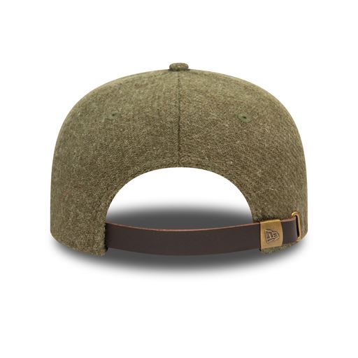 New Era Oakland Athletics Harris Tweed 9Fifty Retro Crown Cap, Green Med, M/L