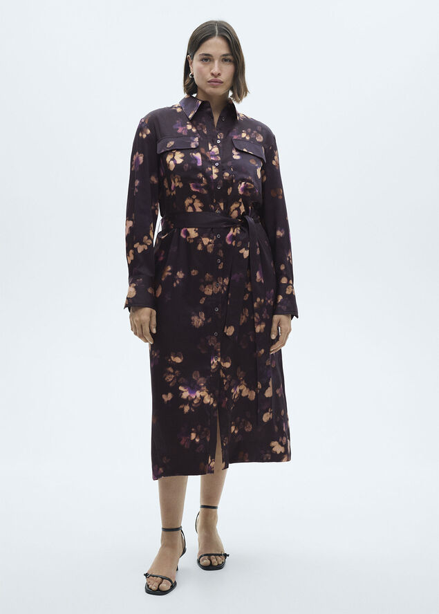 MANGO DRESS. -- BOSCO Medium purple