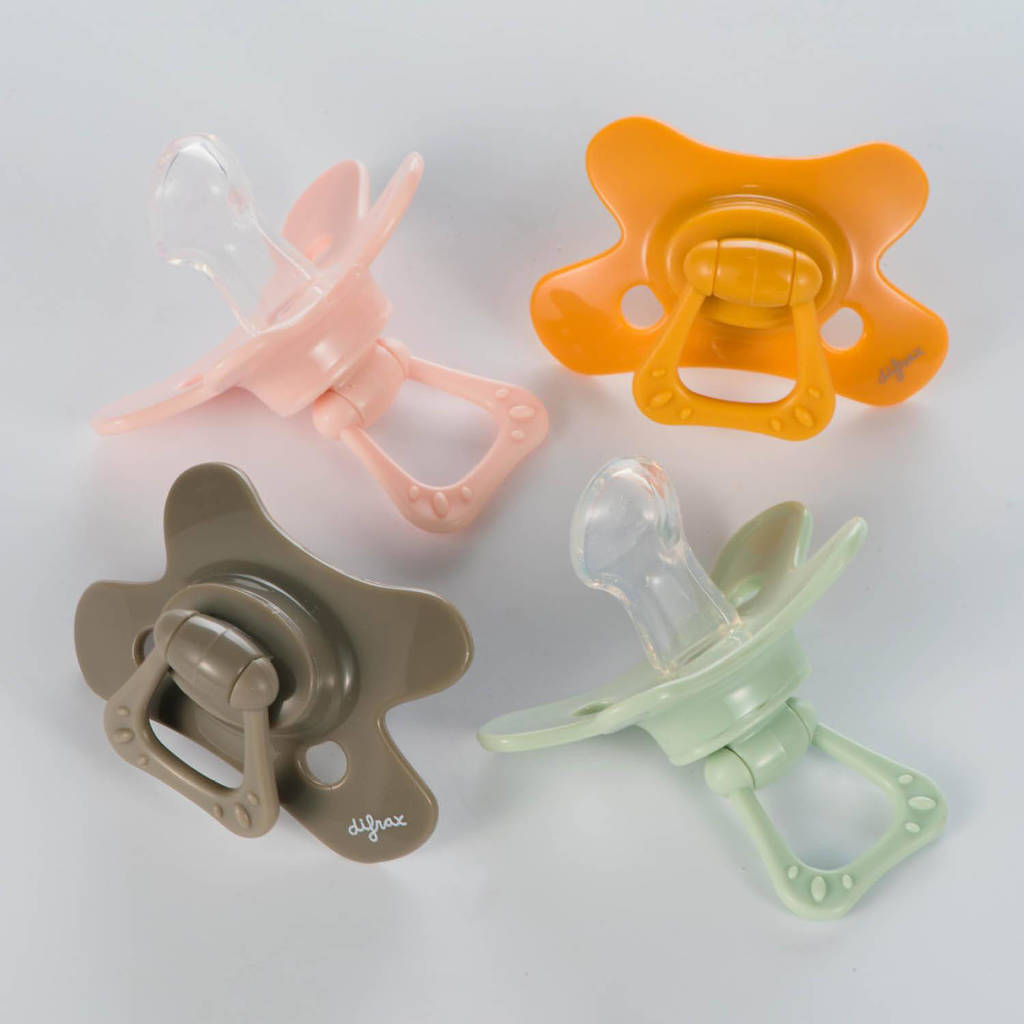 Dental Fopspeen - 6+ Maanden - Oranje - 2 stuks