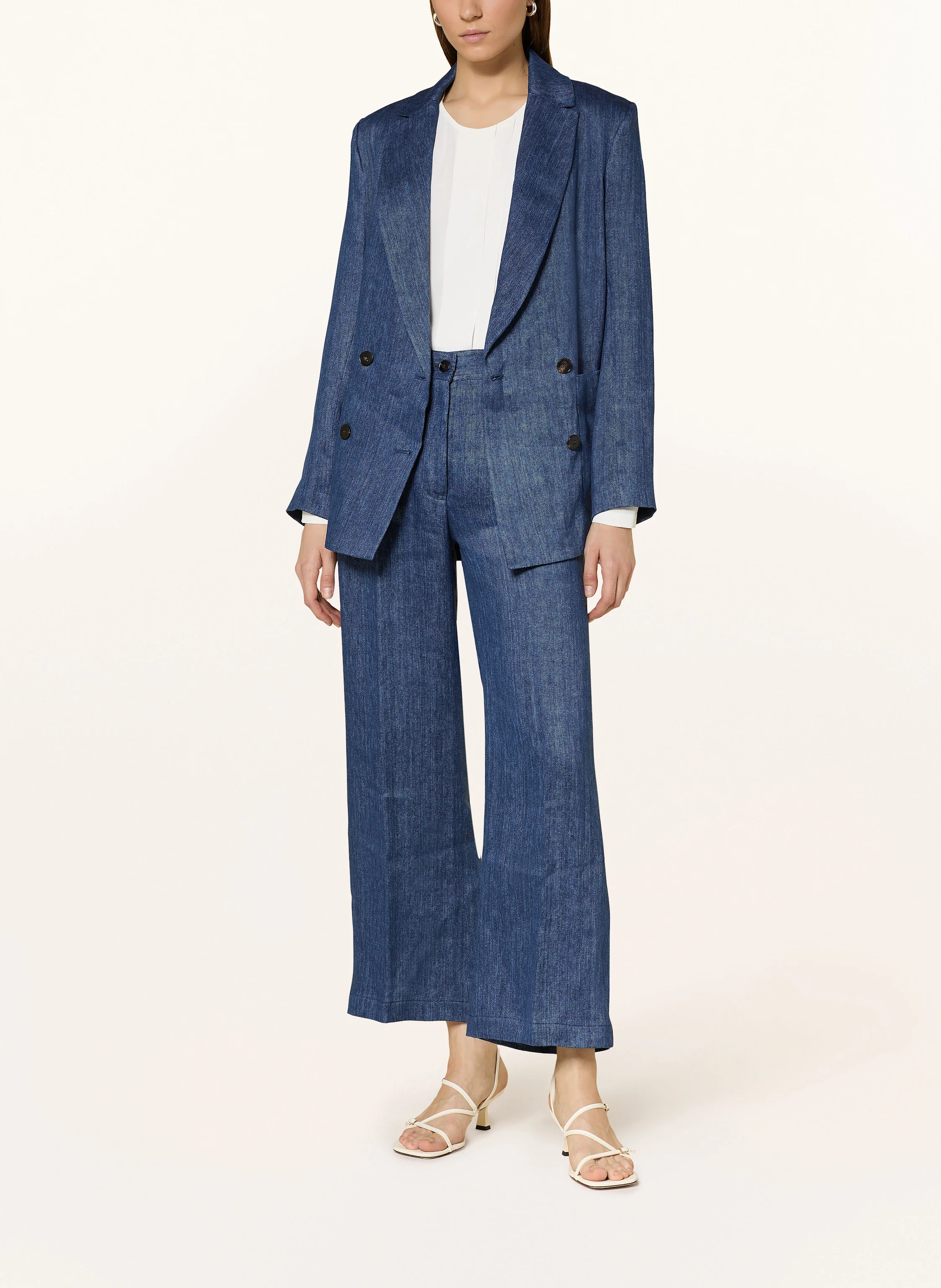 ANTONELLI firenze Leinenblazer in Jeansoptik
