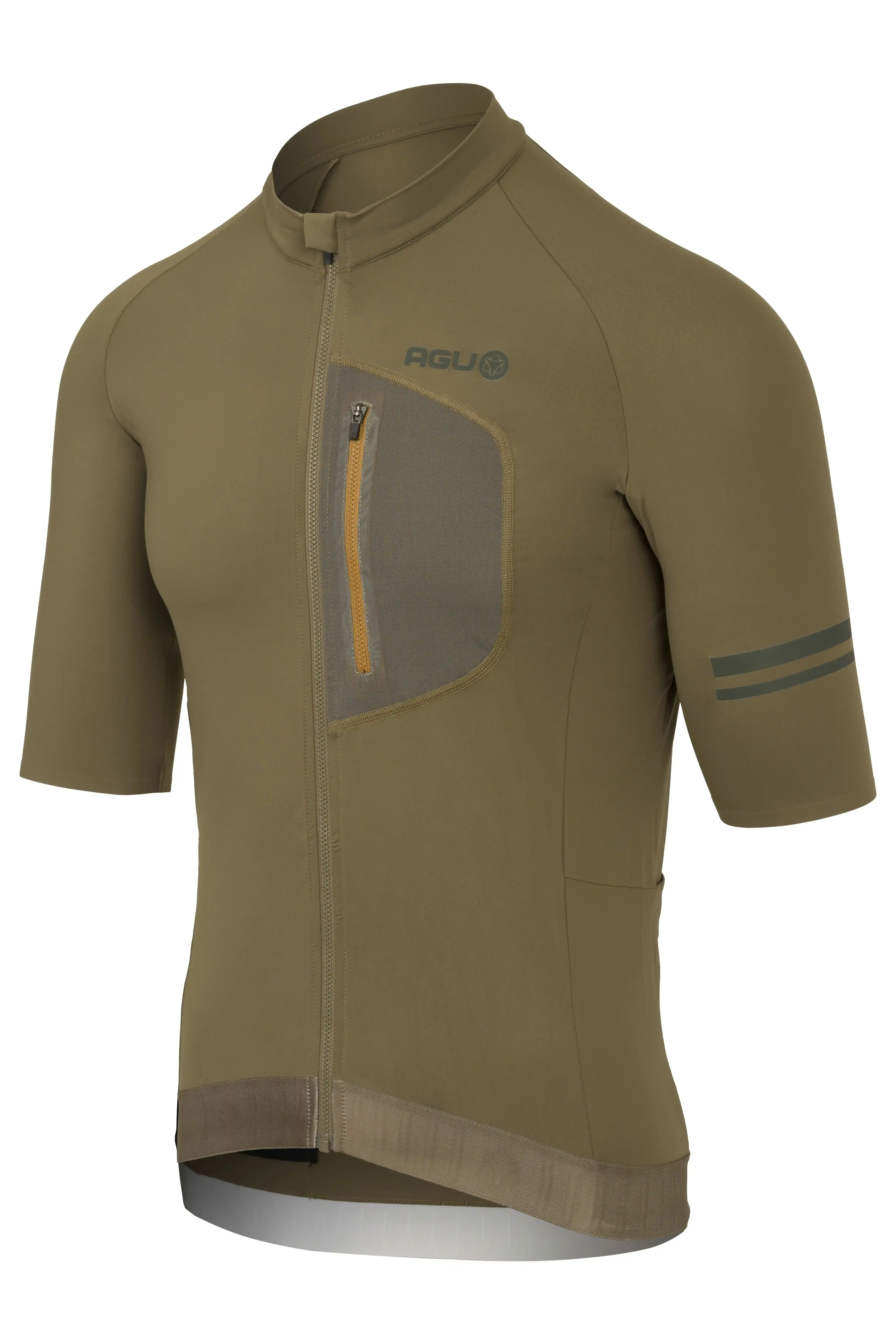 AGU Gravel Venture Fietsshirt Korte Mouwen Groen Heren