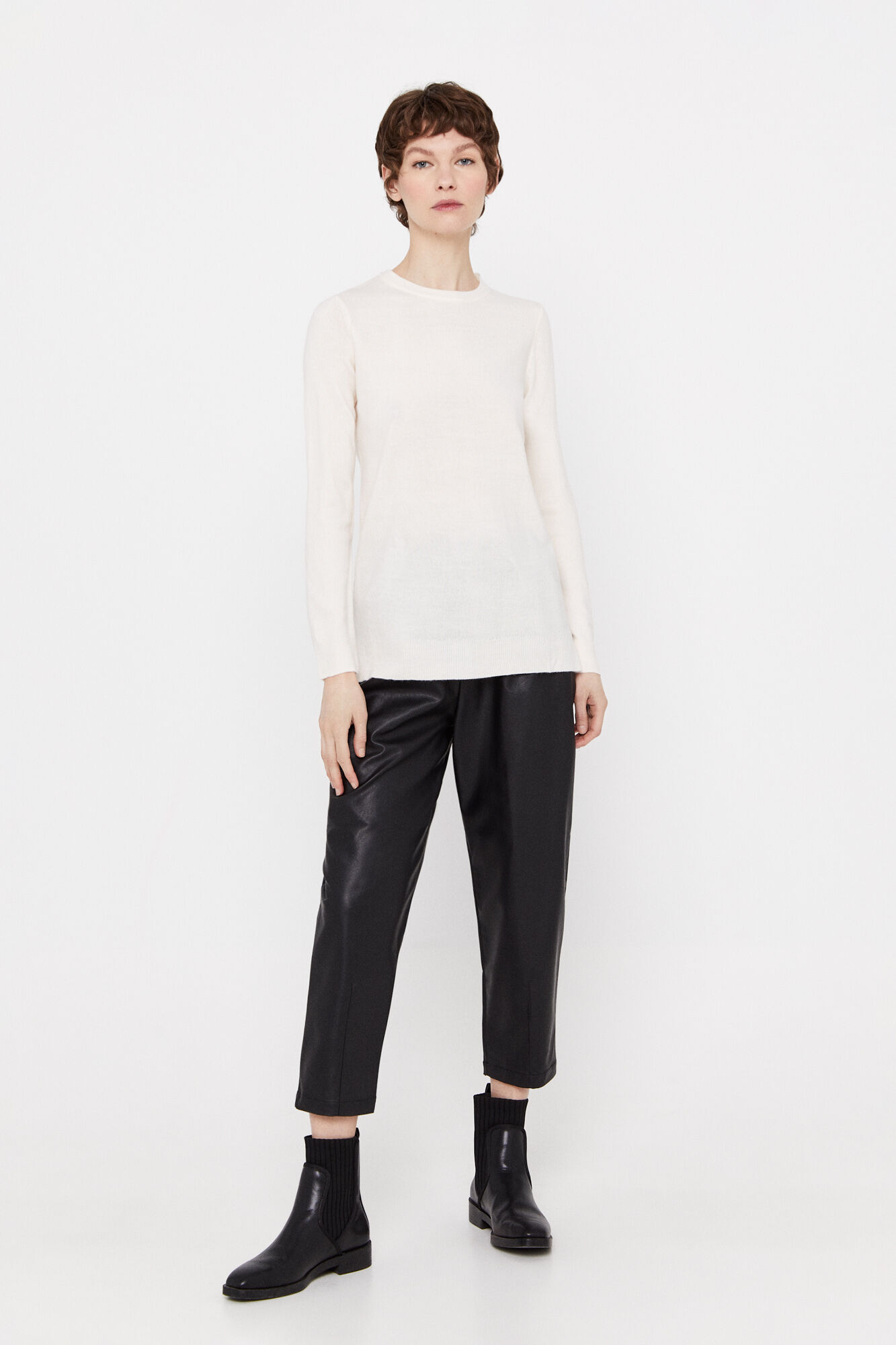 Jersey tacto suave - Marfil