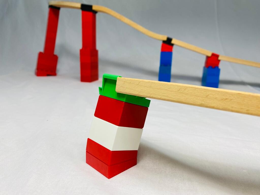 Toy2 Track Connectors - Engineer Set - Slope Og Arches - 64 Dele