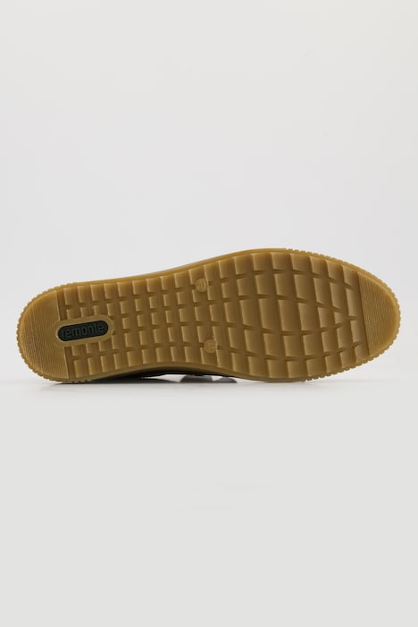 Leder-Sneaker, Remonte x Elle, Snake-Metallic, Weite G