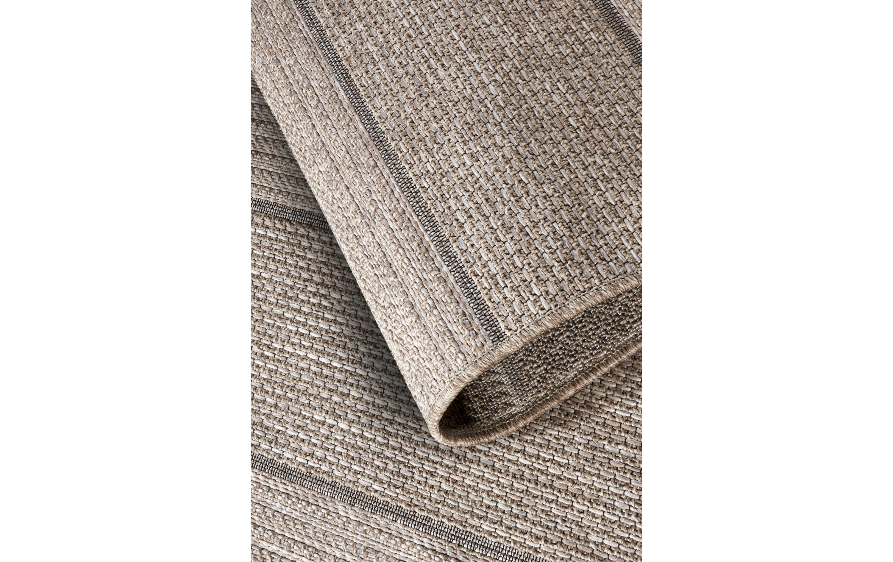 Teppich Isabella 115 cm x 170 cmIn- und Outdoor-Teppich, modernes Flachgewebe im Boho, Ethno-Look