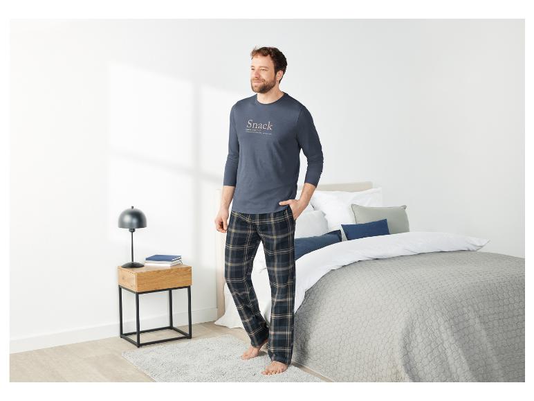 Heren flanellen pyjama