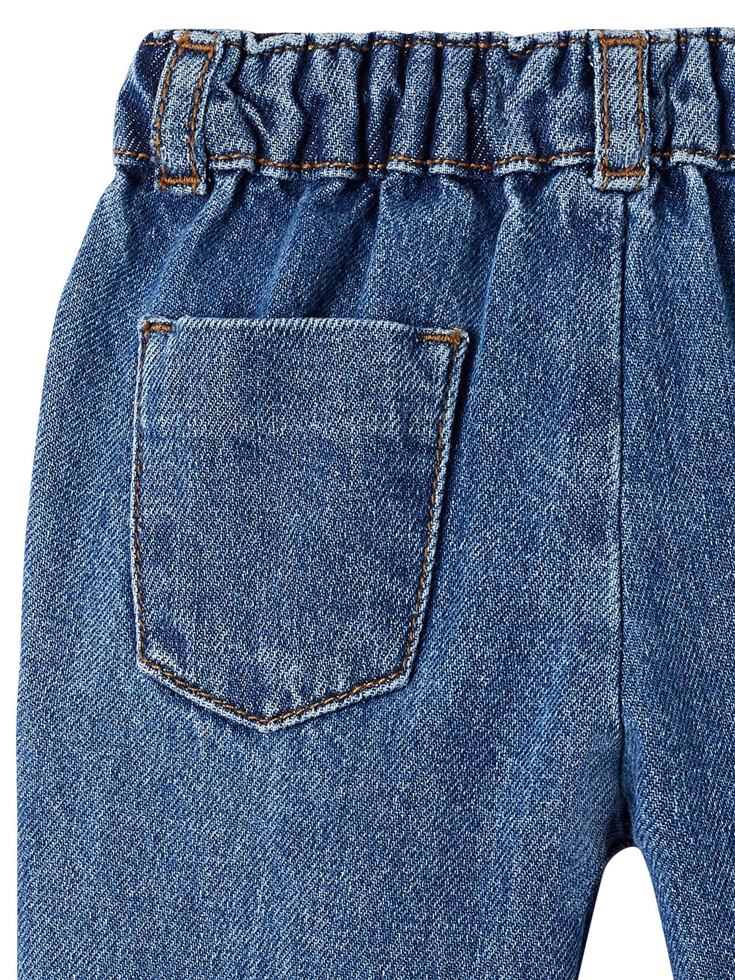 Vertbaudet Mädchen Baby Mom-fit-Jeans blue stone