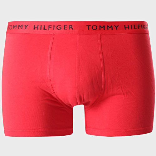 Lot De 3 Boxers Premium Essentials 2203 Rouge Bleu Marine Blanc