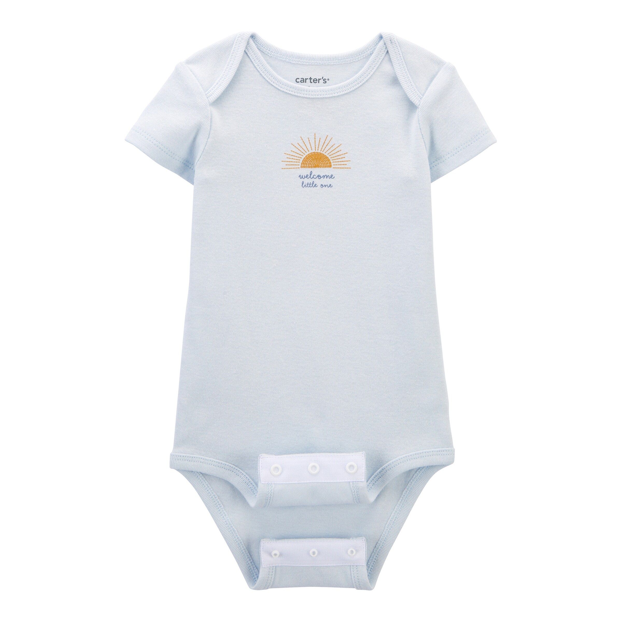 Carter's Body kurzarm Sonne hellblau