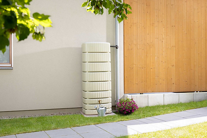 Récupérateur d'eau Slim Sable 500L Garantia