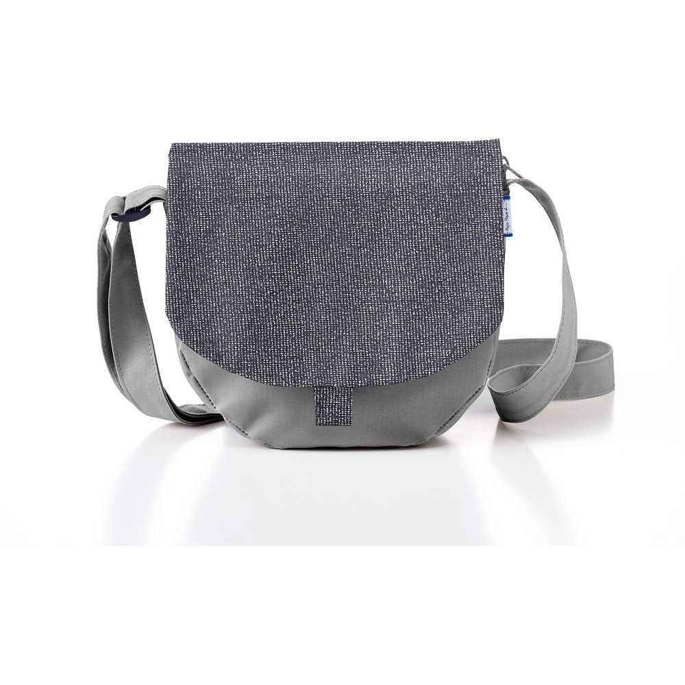 Rabat Petite Besace Anthracite Argent