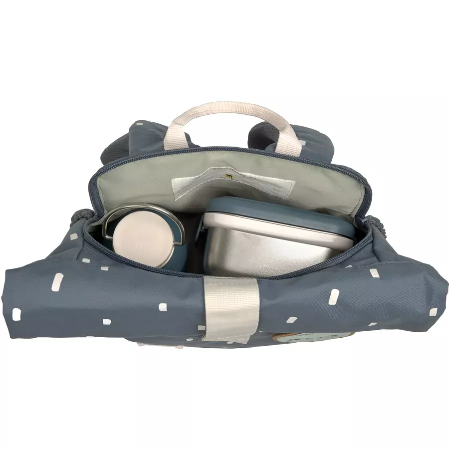 LÄSSIG Mini Rolltop Backpack Happy Prints midnight blue