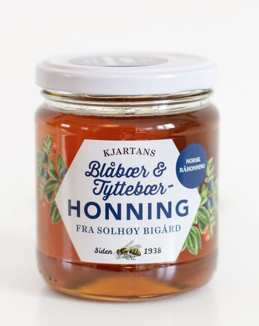 Kjartans Blåbær & Tyttebærhonning 350 g