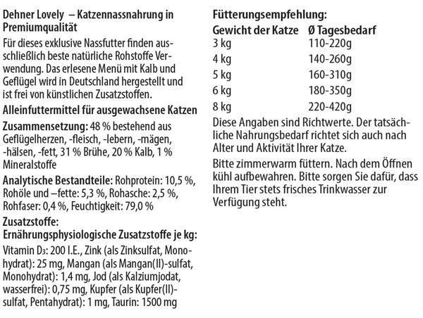 Dehner Premium Lovely Nassfutter für Katzen