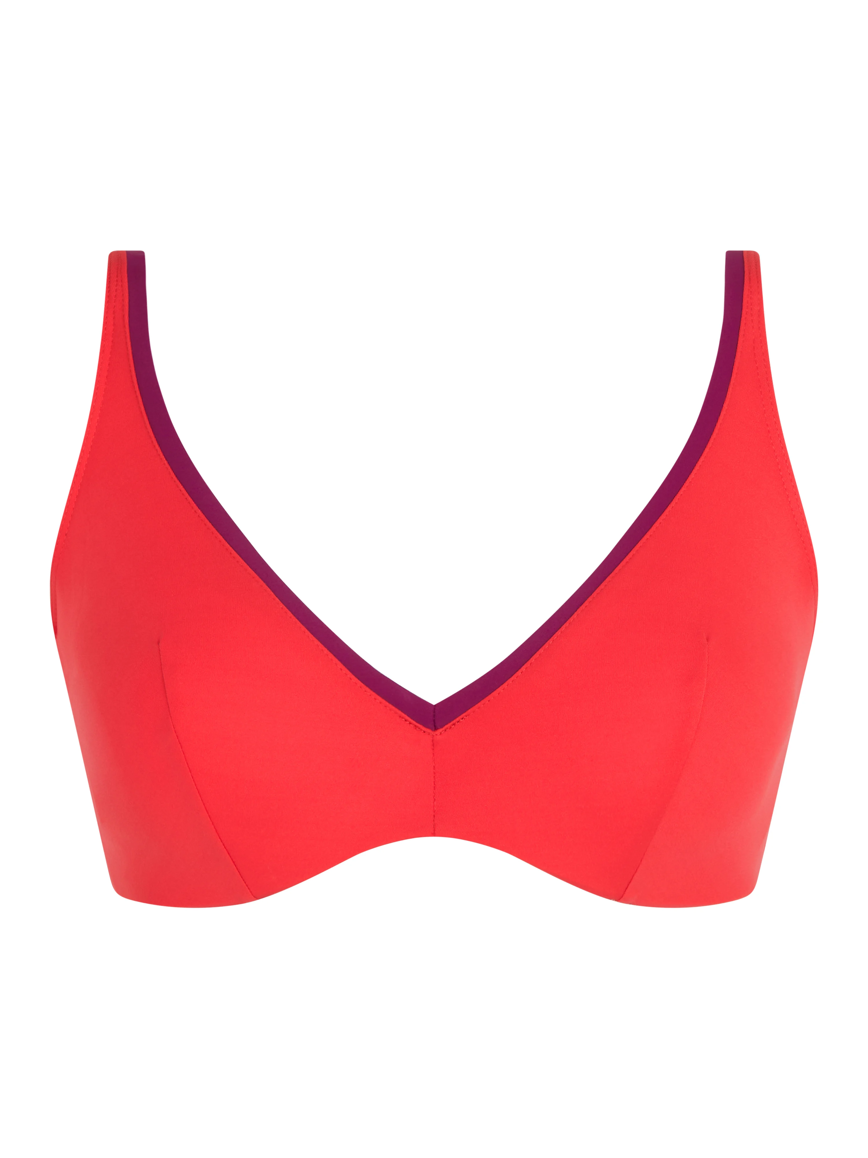 AUTHENTIC - Haut de maillot de bain plongeant | Multicolore