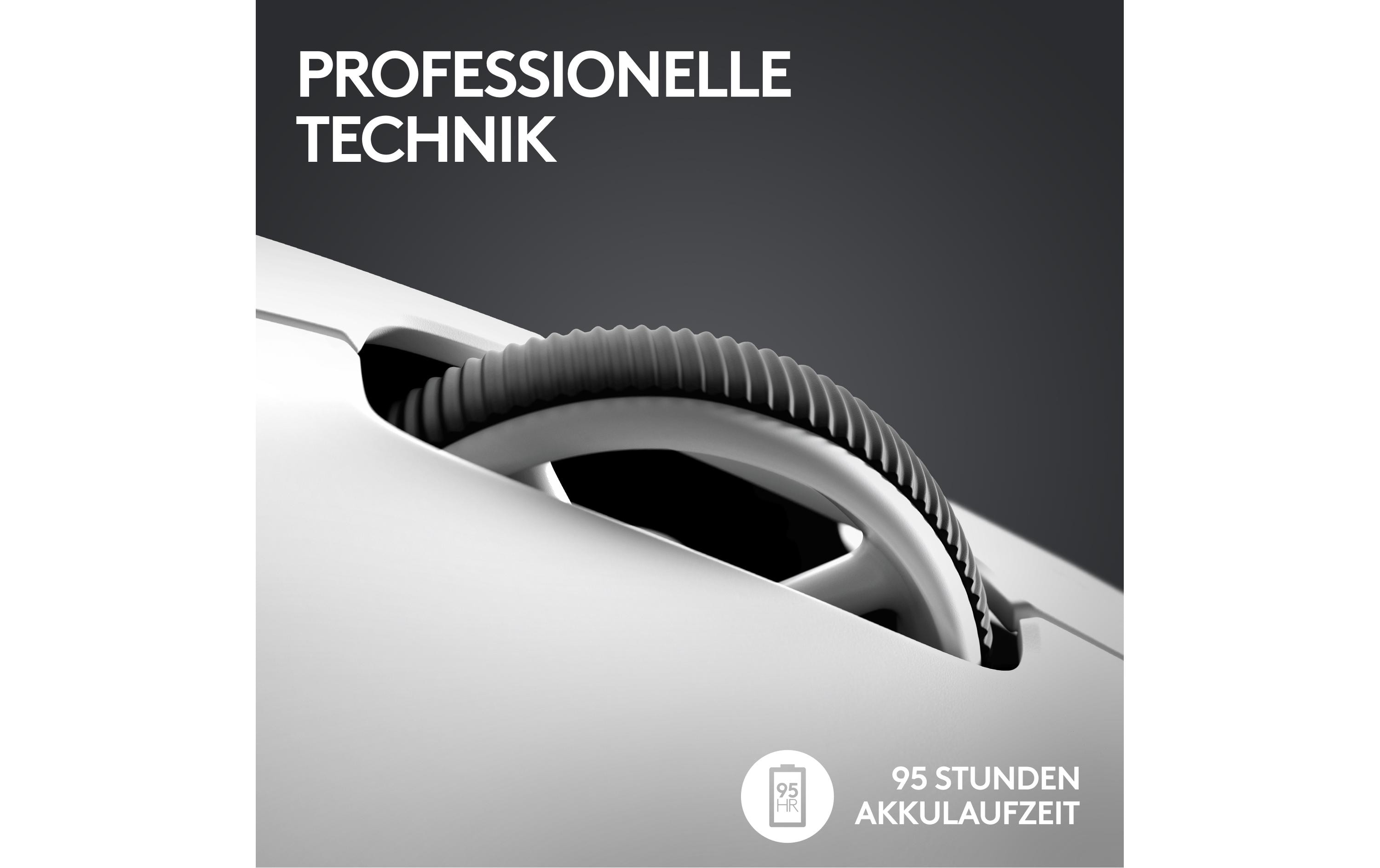 Gaming-Maus Pro X Superlight 2 Lightspeed Weiss<br>Extrem leichte Gaming-Maus mit leistungsvoller Performance