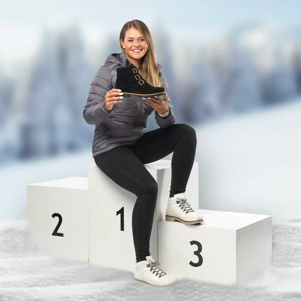 DAMEN - Winterbootie ISY schwarz