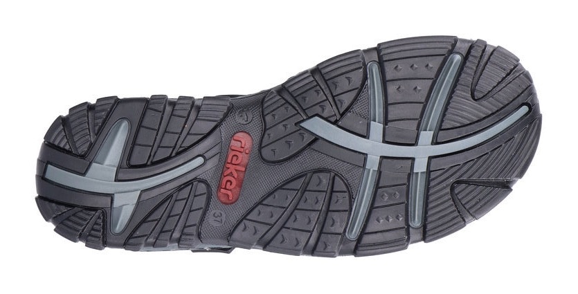 Rieker Sandale  , Sommerschuh, Outdoorschuh, Keilabsatz, in Trekking-Optik