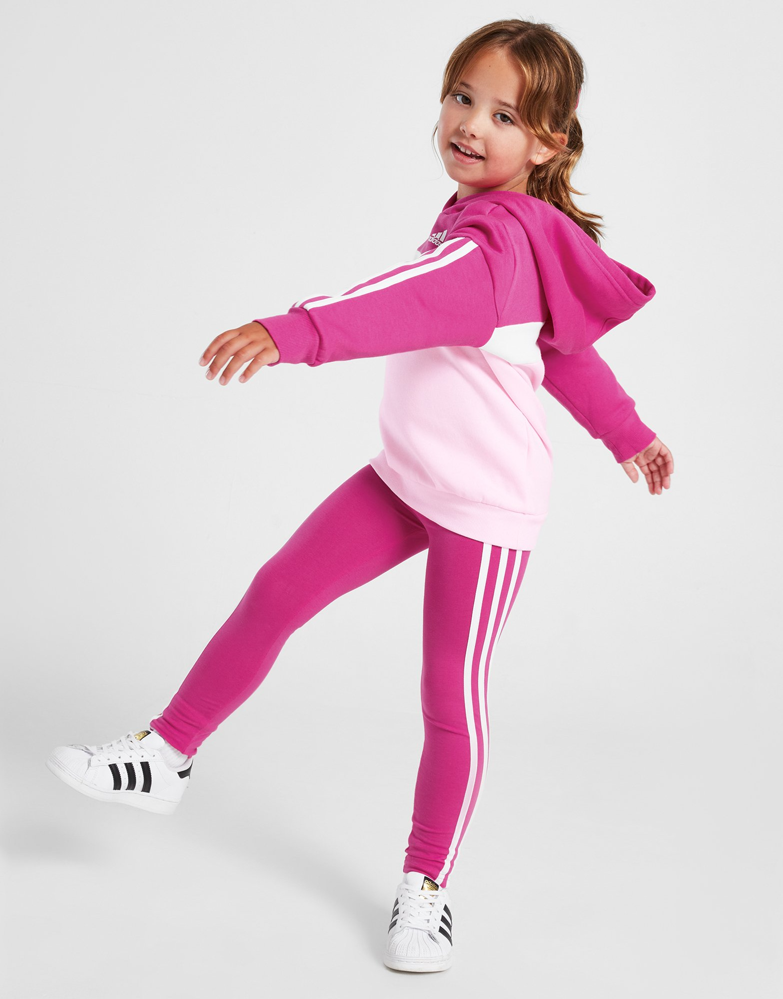 adidas Ensemble Sweat à Capuche/Legging Enfant