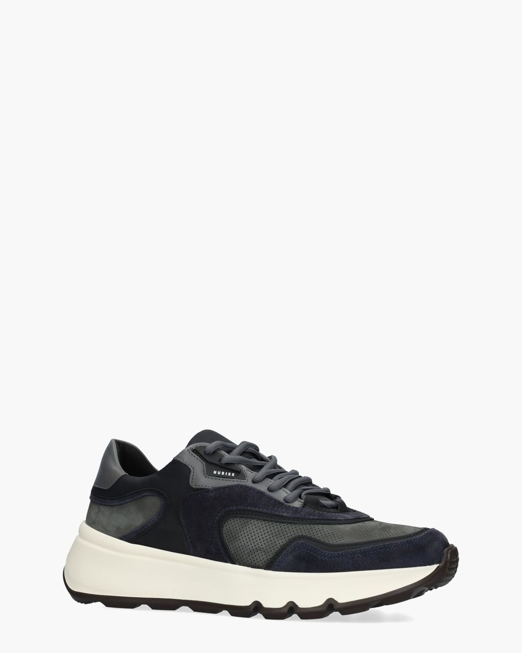 Nubikk Luca Noa Donkerblauw/Grijs Herensneakers