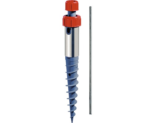 DuoFix schroef-grondhulsset voor parasols en waslijnen Ø 17 - 55 mm