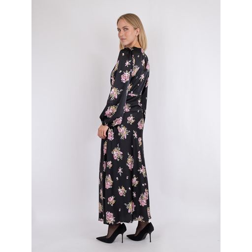 Neo Noir Ilba Flower Bunch Kjole, Black, 36
