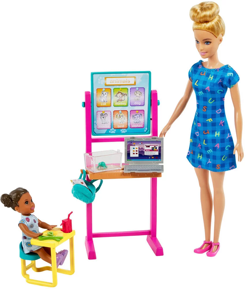 BARBIE  - COFFRET POUPEE MAITRESSE ECOLE