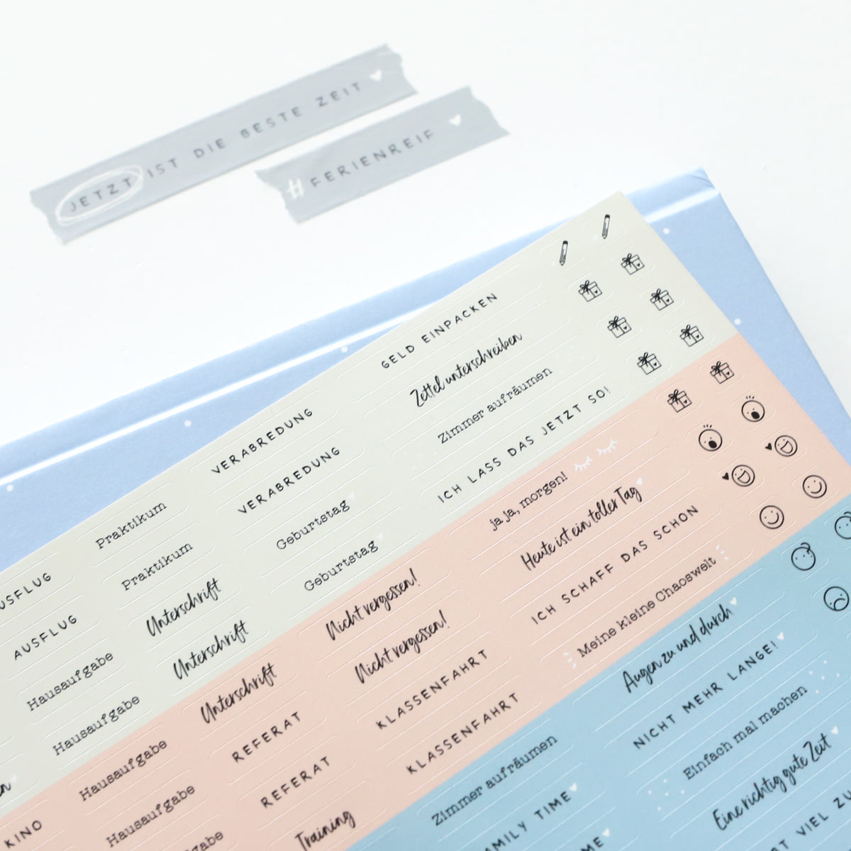 Sticker für Kalender 3er-Set „Beste Zeit