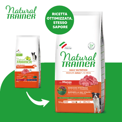 Trainer Hundefutter Natural Medium Adult Rind & Reis