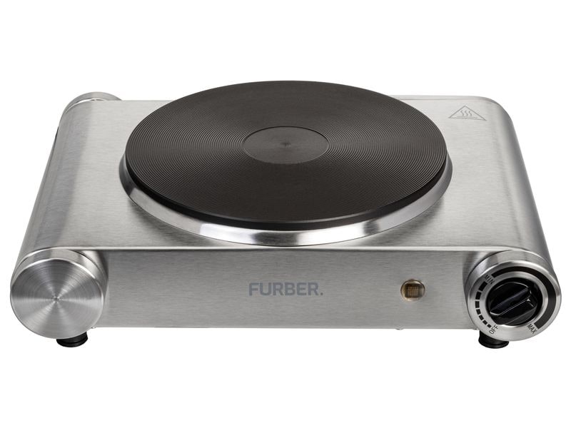 FURBER Kochplatte Silber, 1500 W Mobiles Kochfeld