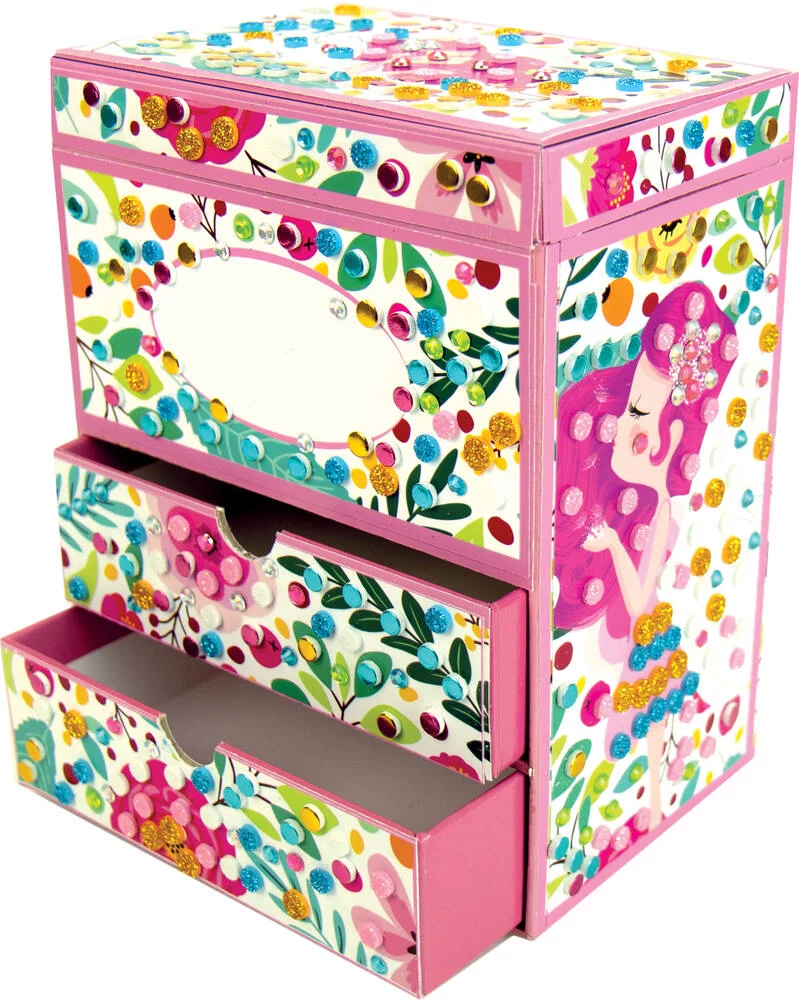 STICK'N FUN - 3D MOSAIQUES - COFFRET BIJOUX