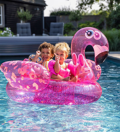 Schwimmen Essentials Badetier - 150 cm - Neon Flamingo