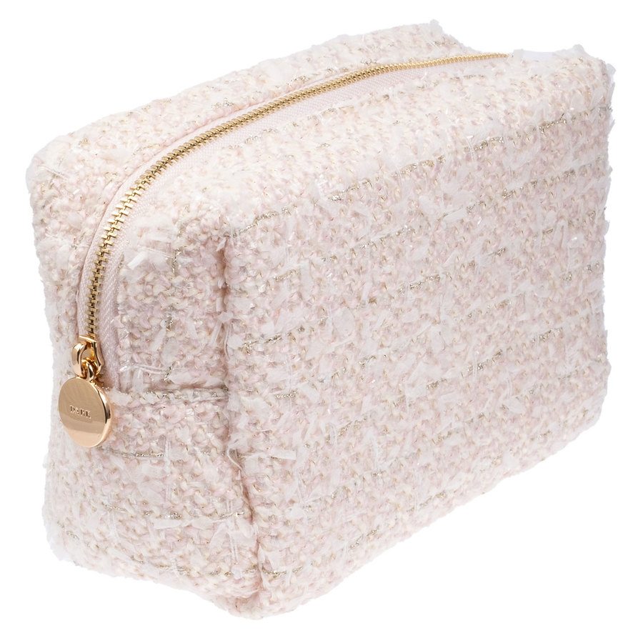 DARK Tweed Make-Up Pouch Small Pale Rose