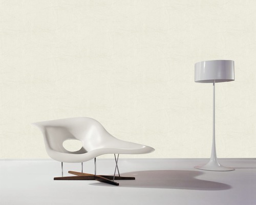 Vliesbehang 53325 Colani VISIONS geometrisch effen crème