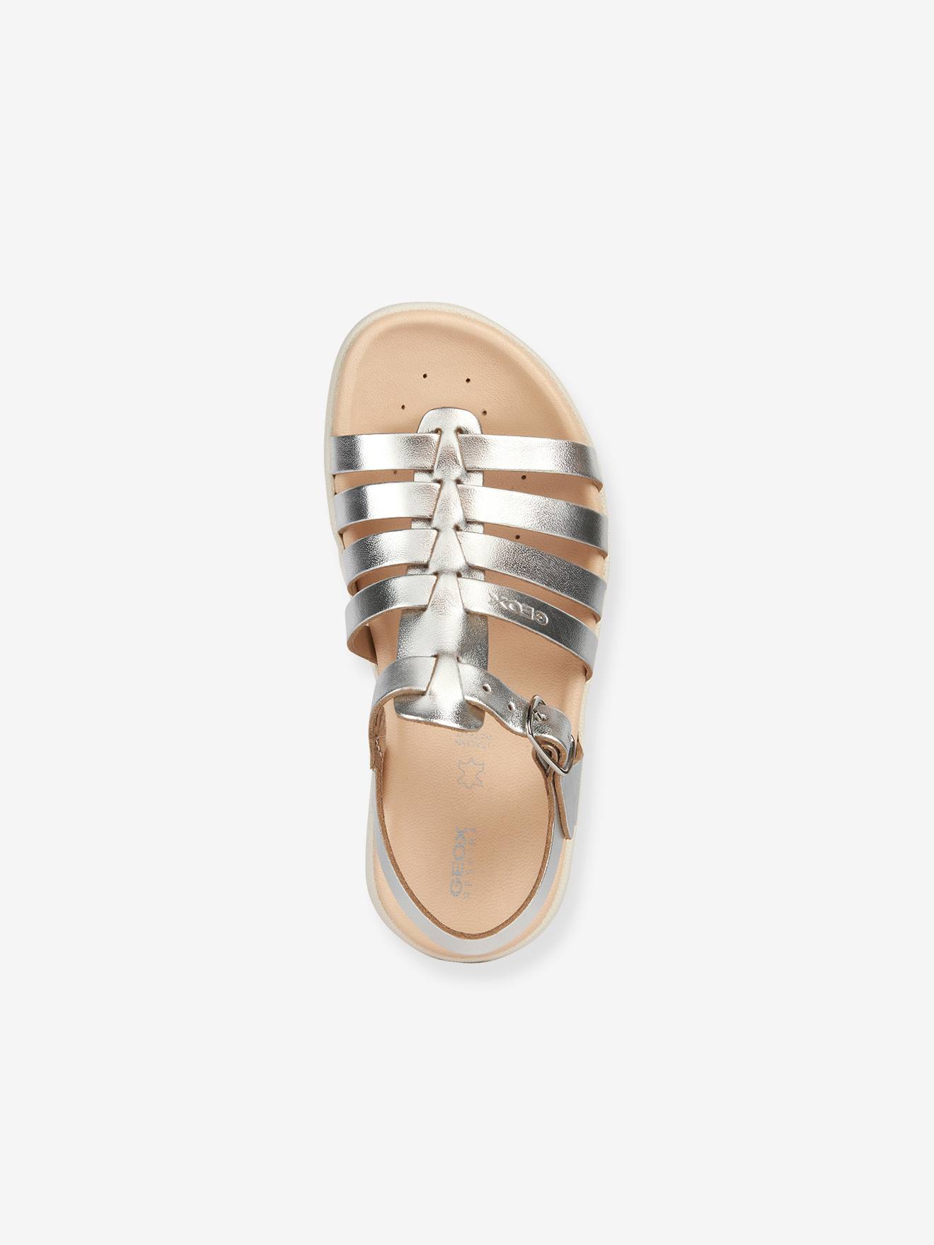 Sandálias infantis Geox® Soleima Girl, cor ferrugem