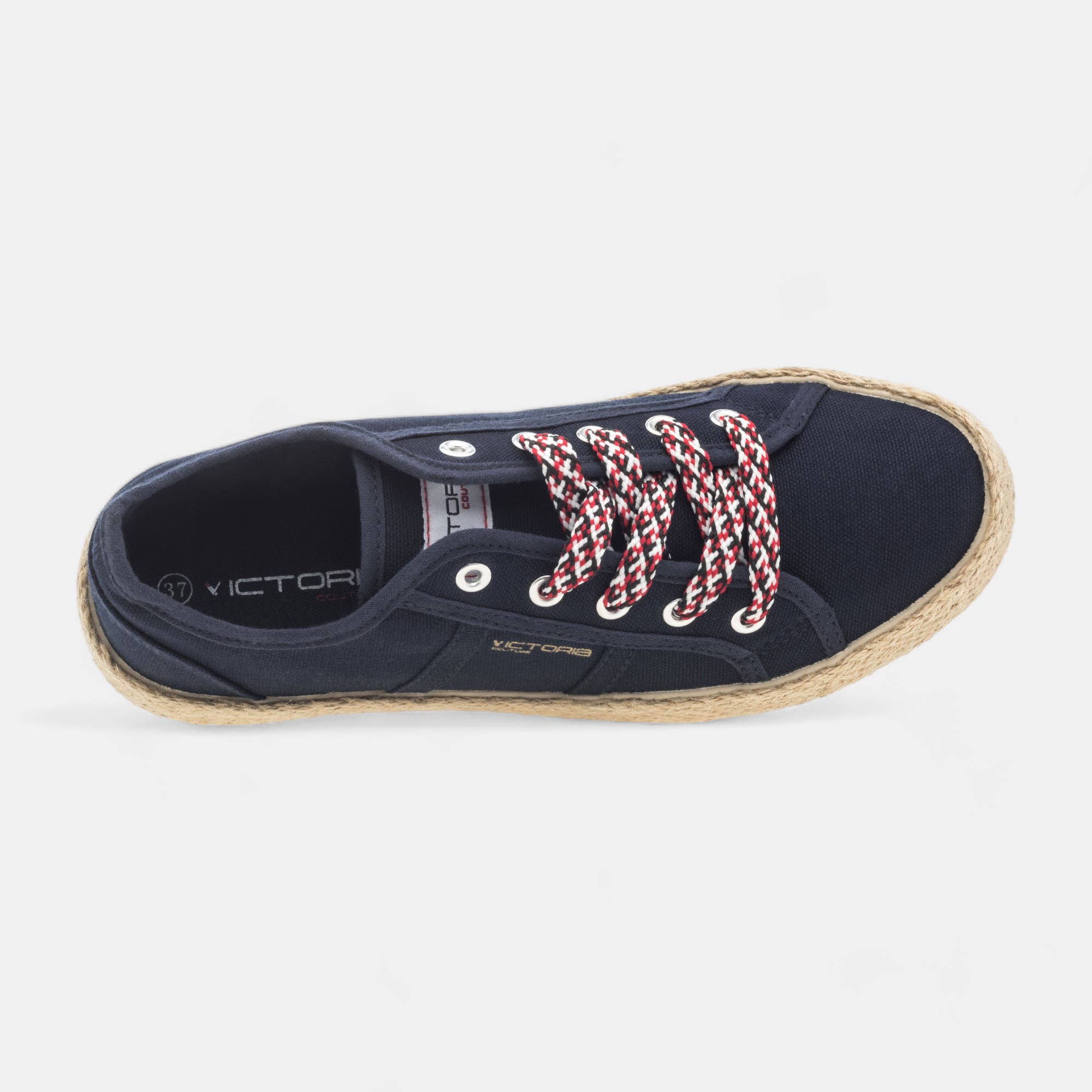 Baskets en toile Femme bleu marine