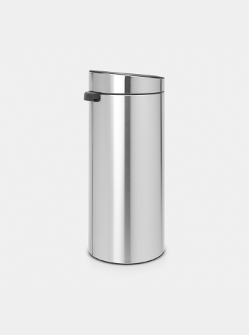 Touch Bin New afvalemmer, 30 liter, kunststof binnenemmer - Matt Steel