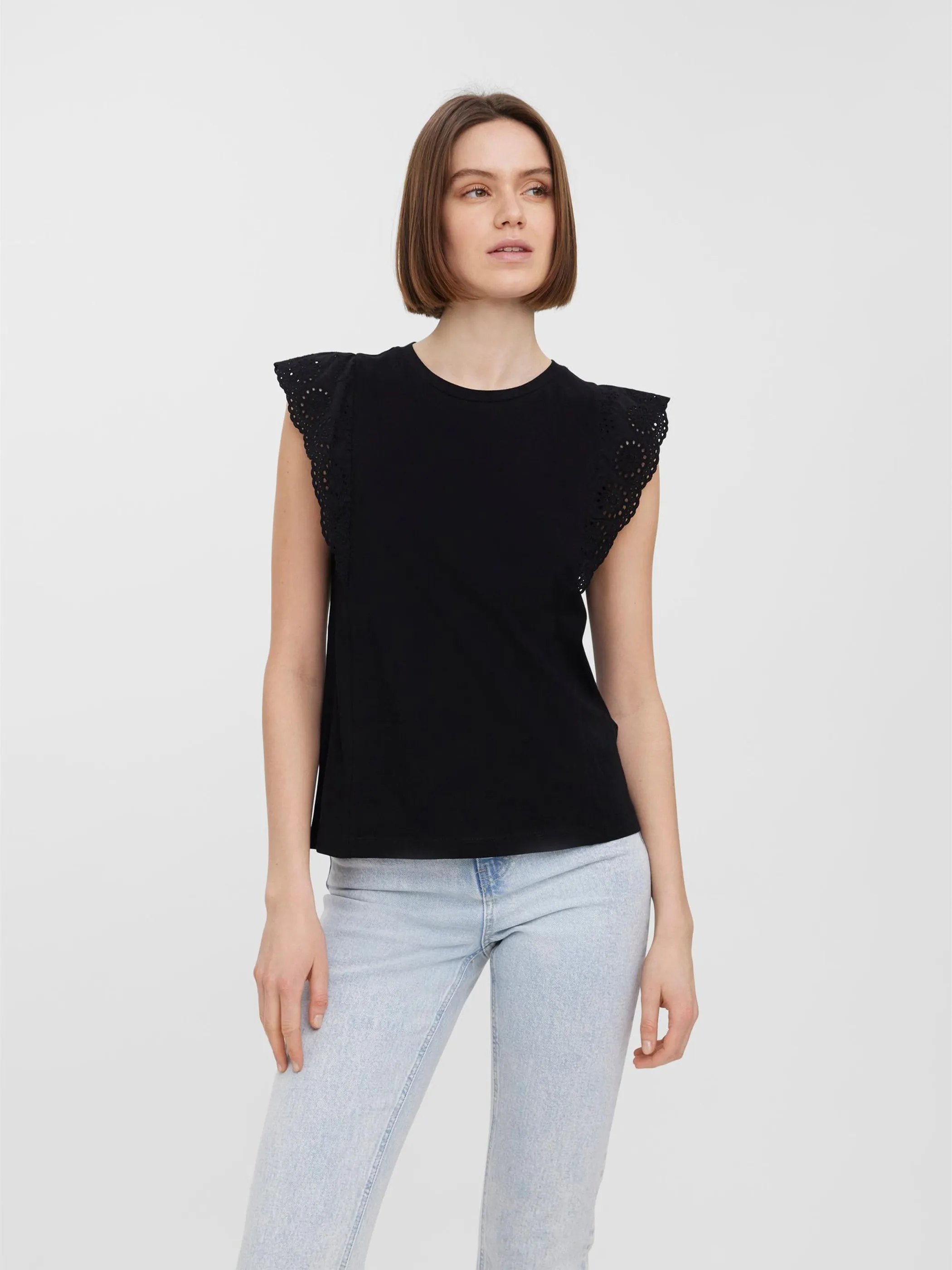 Vero Moda VMHOLLYN SS TOP GA NO Shirt