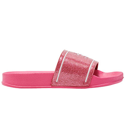 Hummel Badesandalen - Pool Slide Glitter Jr - Raspberry