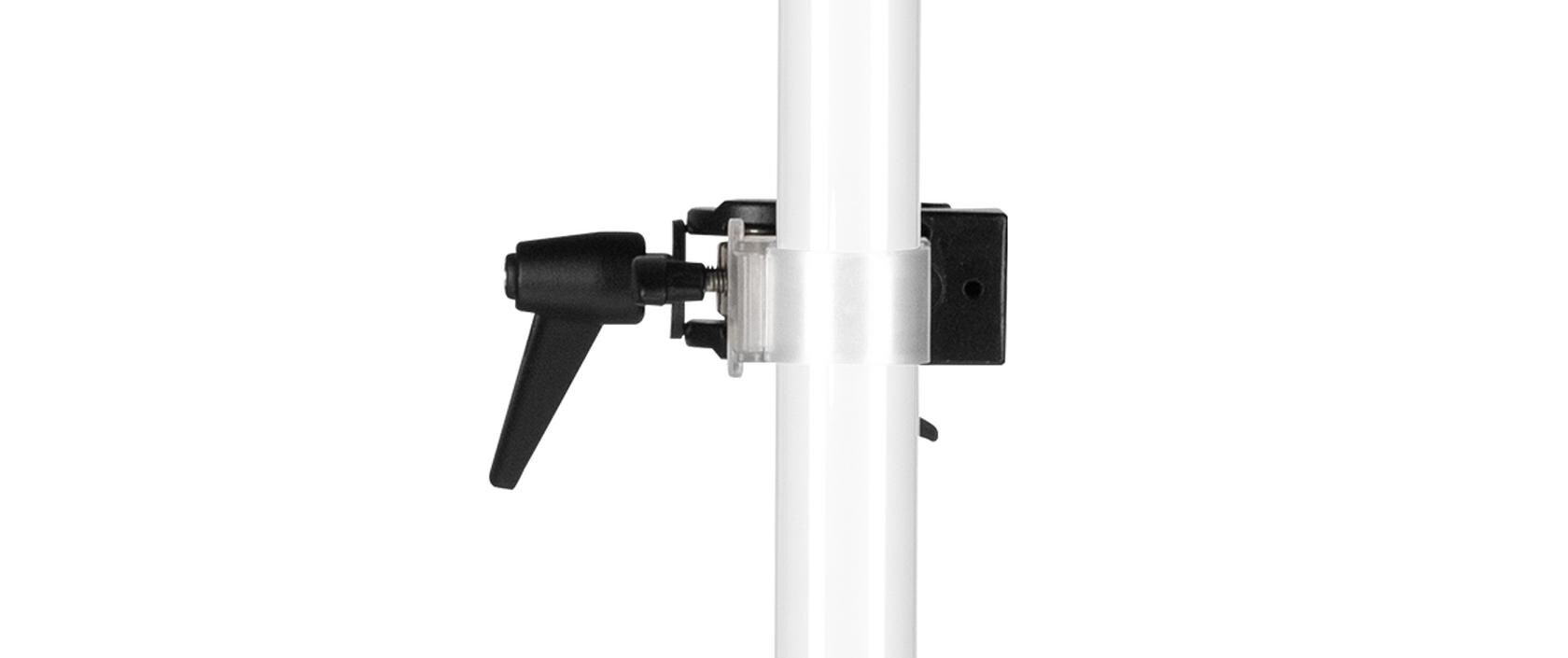 Halterung HD-T12-1-CPT12 Halterung transparent mit 16 mm Zapfen