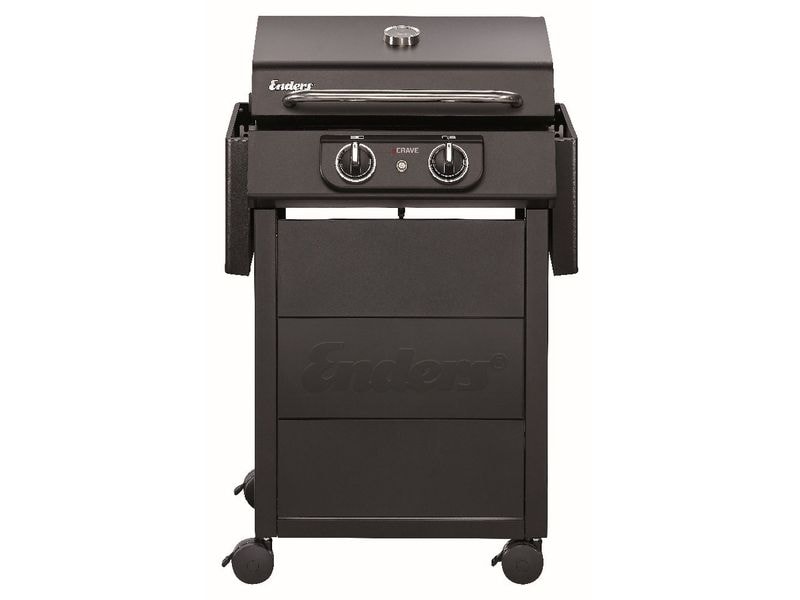 Enders Elektrogrill eCrave 2 Elektrogrill mit 2 Brennern und geräumigem Unterschrank